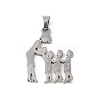 Mother's Day 304 Stainless Steel Pendants STAS-U002-03P-1