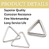 16Pcs Triangle Iron Linking Rings IFIN-CL0001-07P-7