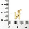 Brass Micro Pave Cubic Zirconia Charms KK-I382-03G-N-3