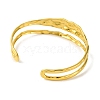 Ion Plating(IP) Fashionable 304 Stainless Steel Cuff Bangles for Women BJEW-B104-14G-3