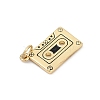 Brass Enamel Pendants KK-U062-36G-2