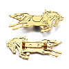 201 Stainless Steel Horse Lapel Pin JEWB-N007-131G-1