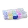 9 Colors Transparent Acrylic Beads Caps OACR-FS0001-72-6