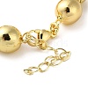 Rack Plating Brass Ball Chain Bracelets BJEW-G676-01E-G-3
