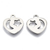 Non-Tarnish 201 Stainless Steel Charms STAS-R116-009-2