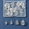 20Pcs 4 Styles Iron Wire Pendants FIND-FS0003-39-6