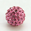 Polymer Clay Rhinestone Beads RB-C1438-10mm-A23-1