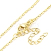 Brass Pave Cubic Zirconia Boy Love Pendant Necklaces for Women NJEW-S430-01G-01-3