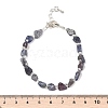 Natural Iolite Chips Bracelets for Women BJEW-H623-01S-03-5