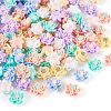 120Pcs 6 Colors Opaque Resin Cabochons CRES-TA0001-28-4