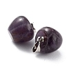 Natural Amethyst Pendants G-Z022-01S-3