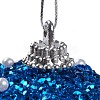 Christmas Ball Foam & Plastic Imitation Pearl Pendant Decoration FIND-G056-01C-4