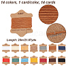  14 Cards 14 Colors Waxed Nylon Cord YC-NB0001-03-2