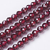 Natural Garnet Beads Strands LS-G-D167-B-3mm-2