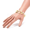 Acrylic Imitation Pearl Stretch Bracelet BJEW-JB08448-01-3