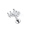 304 Stainless Steel Cubic Zirconia Cartilage Earrings WGBE79F-09-1