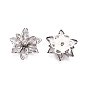 Acrylic Rhinestone Flower Flat Back Cabochons LS-RSB027-06-2
