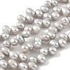 Dyed Natural Cultured Freshwater Pearl Beads Strands PEAR-A006-28B-1