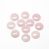 Natural Rose Quartz Cabochons G-R416-6mm-48-1