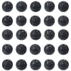 2 Strands Natural Lava Rock Beads Strands G-SP0001-28-1
