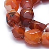 Natural Banded Agate/Striped Agate Beads Strands G-I245-33-3