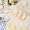 200Pcs VIP PP Plastic Waterproof Bracelets BJEW-SP0001-33B-4