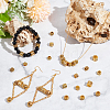 80Pcs 8 Styles Tibetan Style European Beads DIY-NB0012-43D-5