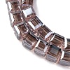 Electroplate Glass Beads Strands EGLA-H108-01A-PL03-3
