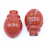 Natural Red Jasper Carved Healing Beetle Figurines PW-WG28176-01-1