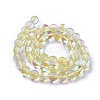 Synthetic Moonstone Beads Strands G-F143-10mm-13-2