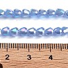 Electroplate Glass Beads Strands EGLA-D030-J4mm-B01-5