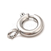 Brass Spring Ring Clasps KK-D407-20P-B-2