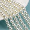 Baking Painted Pearlized Glass Pearl Round Bead Strands HY-Q330-8mm-02-1