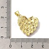 Brass Micro Pave Clear Cubic Zirconia Enamel Pendants KK-M297-29G-3