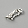 925 Sterling Silver S-Hook Clasps FIND-WH0114-71B-3