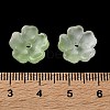 Dyed & Heated Gradient Color Glass Bead Cap GLAA-D307-01K-3