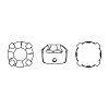 Preciosa® MAXIMA Crystal in Sew-On Cup X-PRC-SS16-90110-G-2