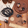 SUNNYCLUE DIY Acorn Locket Necklace Making Kit WOOD-SC0001-59A-3