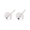 925 Sterling Silver Stud Earring Findings STER-K167-027D-S-6