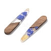 Resin and Walnut Pendants LS-FIND-R051-08A-2