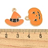 Halloween Theme Alloy Enamel Pendants FIND-U010-01-3