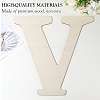 Letter Unfinished MDF Sheets WOOD-WH20012-008V-7