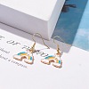 Alloy Enamel Dangle Earrings EJEW-JE04775-6