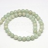 Natural Yellow Jade Beads Strands X-G-G598-6mm-YXS-07-2