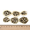 Alloy acrylic Dangle Stud Earrings LS-EJEW-M075-01G-03-5