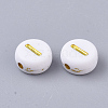 Plating Acrylic Beads X-PACR-R242-01I-2