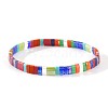 Bohemian Glass Seed Beaded Stretch Bracelets JM4508-73-1
