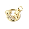 Brass Micro Pave Cubic Zirconia Pendants LS-KK-P343-01A-G-2