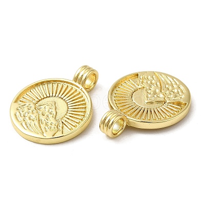 Rack Plating Brass Pendants KK-C030-30C-G-1