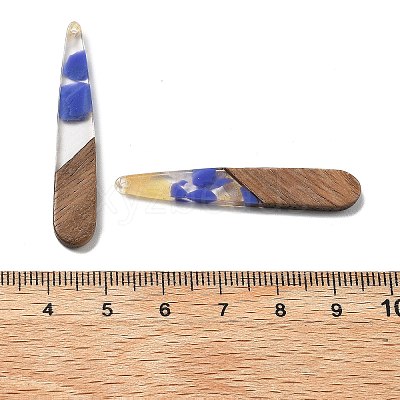 Resin and Walnut Pendants FIND-R051-08A-1